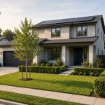 Well-kept two-story home with rooftop solar panels in a Citrus Heights area neighborhood